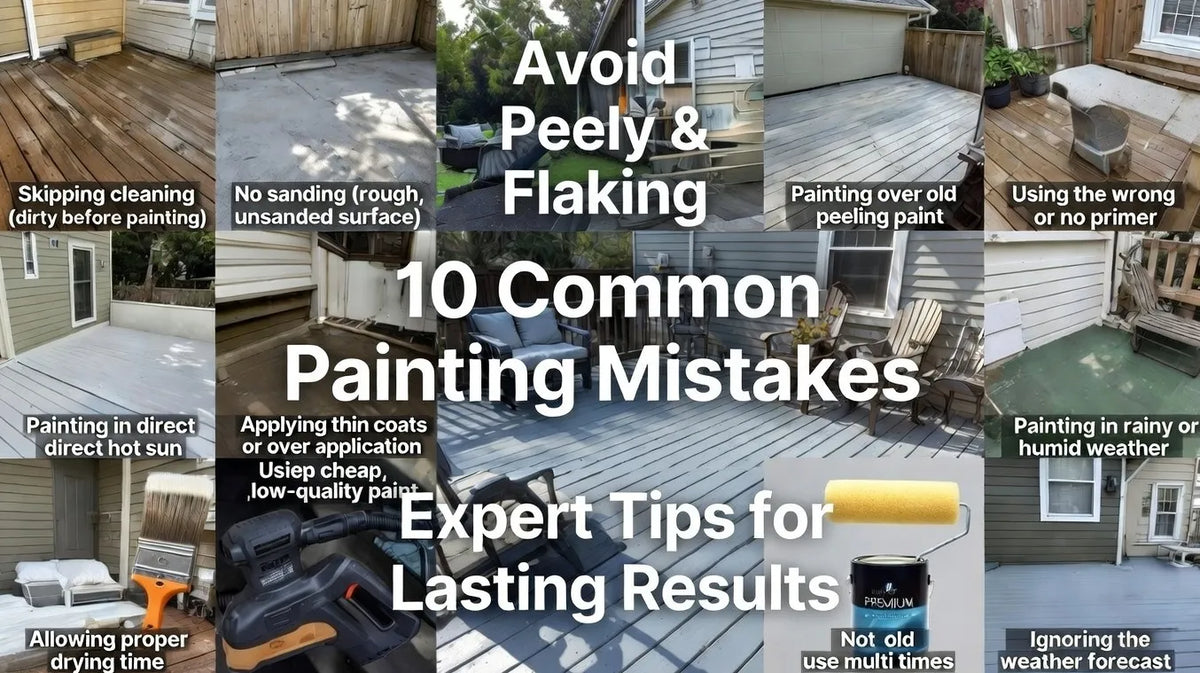 10 Common Mistakes in Deck Painting and How to Avoid Them