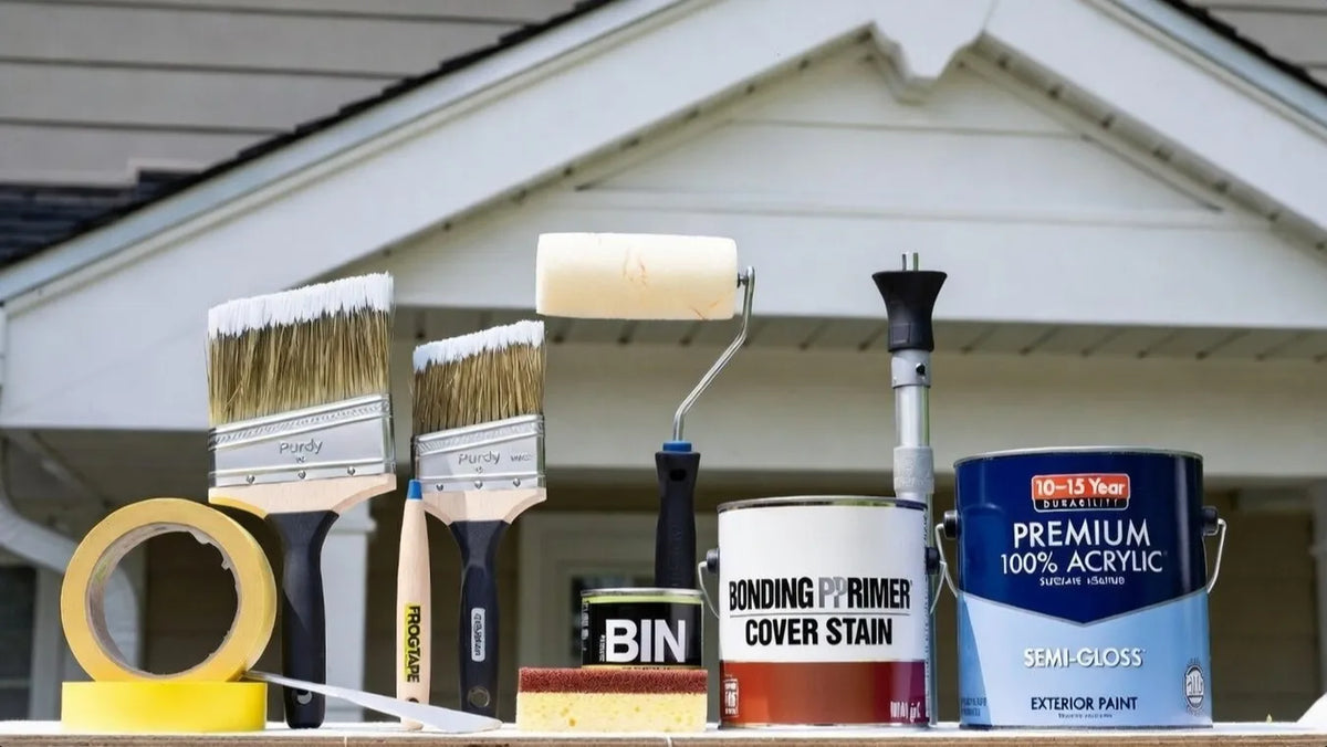 Discover the 7 best tools for painting exterior trim: angled sash brushes, Paintbrush Guard storage, mini rollers, airless sprayers, caulk guns & masking aids. 