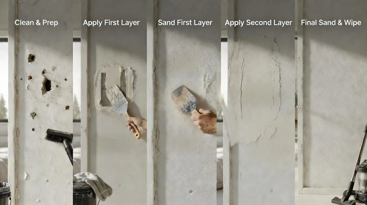 Struggling with holes, cracks, or dents in your walls? Learn how to repair drywall before interior wall painting for that flawless, pro-level finish.