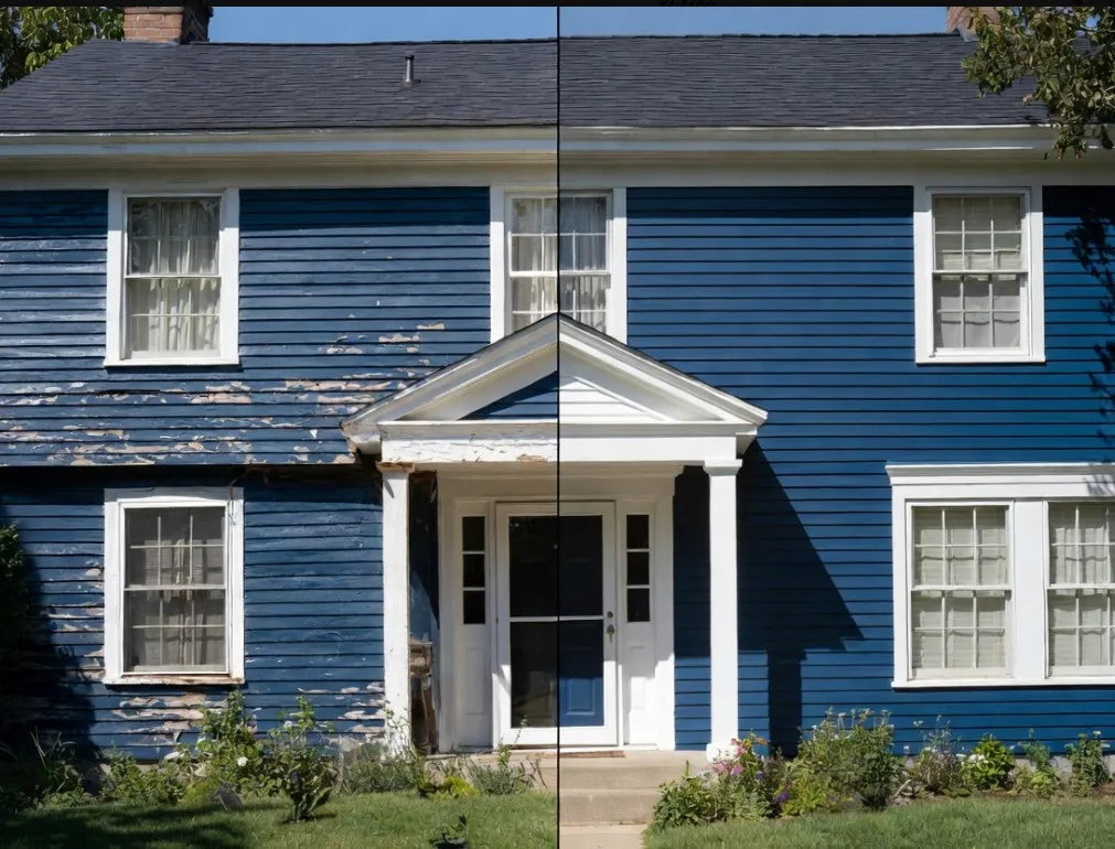 Maintaining painted exterior wood: Cleaning routines, touch-up techniques, repainting schedules, and expert advice to prevent peeling, fading, and rot.