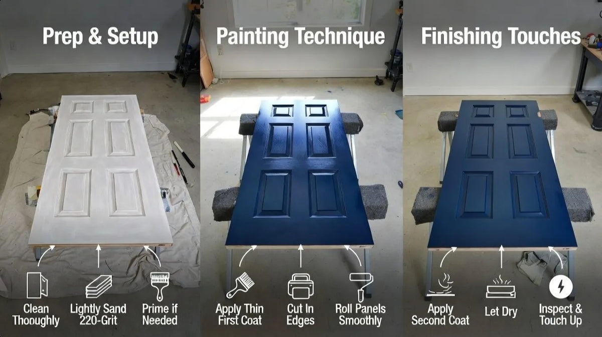 How to Paint Hollow Core Doors: This guide covers the essentials like prep, tools, painting steps, and pitfalls to avoid so you get pro results on a budget