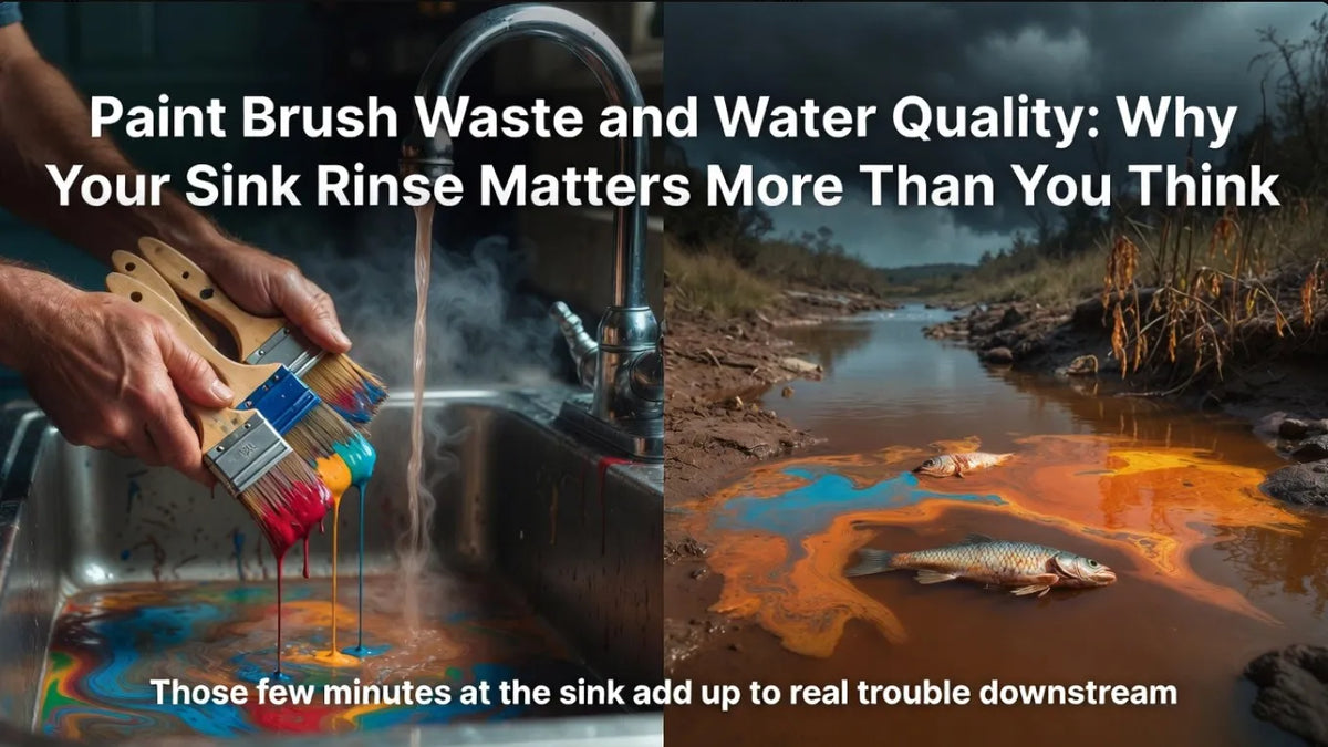 Paint Brush Waste and Water Quality: See how paint waste harms rivers, fish, and treatment plants plus practical fixes that save water and skip the guilt.