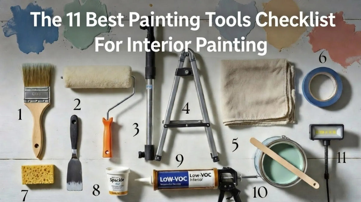 The 11 Best Painting Tools Checklist & Supplies For Interior Painting