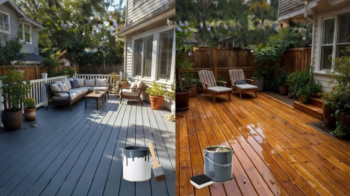 Painting vs. Staining Decks: Pros and Cons