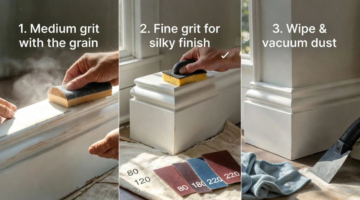 Discover essential steps on how to prep baseboards for painting, focusing on cleaning and sanding techniques that ensure smooth, long-lasting results.