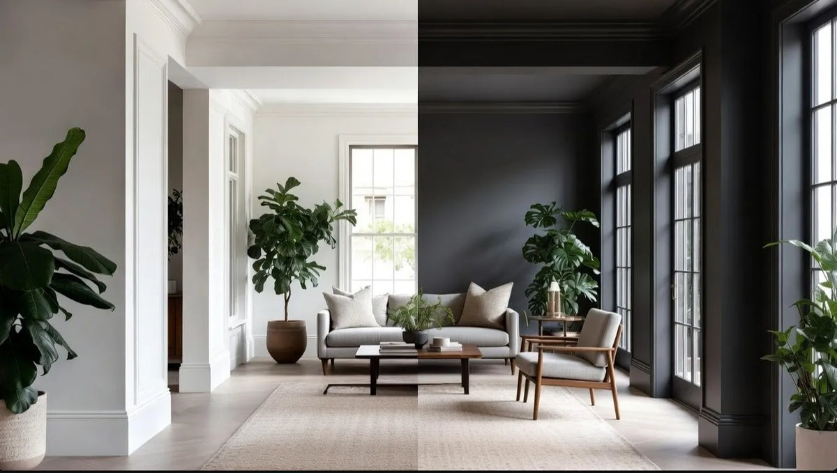 Explore trendy color ideas for interior trim: From crisp whites and bold blacks to earthy greens and vibrant teals, discover pairings, tips and inspiration.