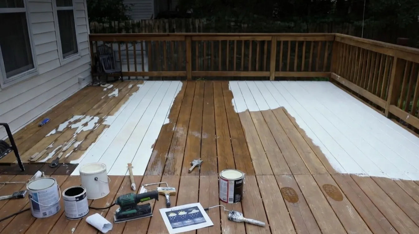 10 Common Mistakes in Deck Painting