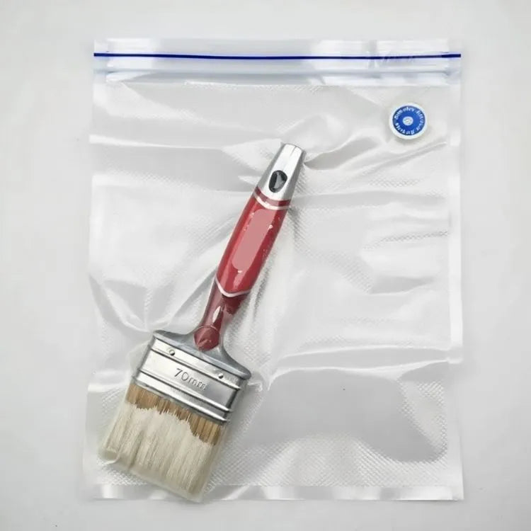 Cut out chemical pollution with paintbrush vacuum storage