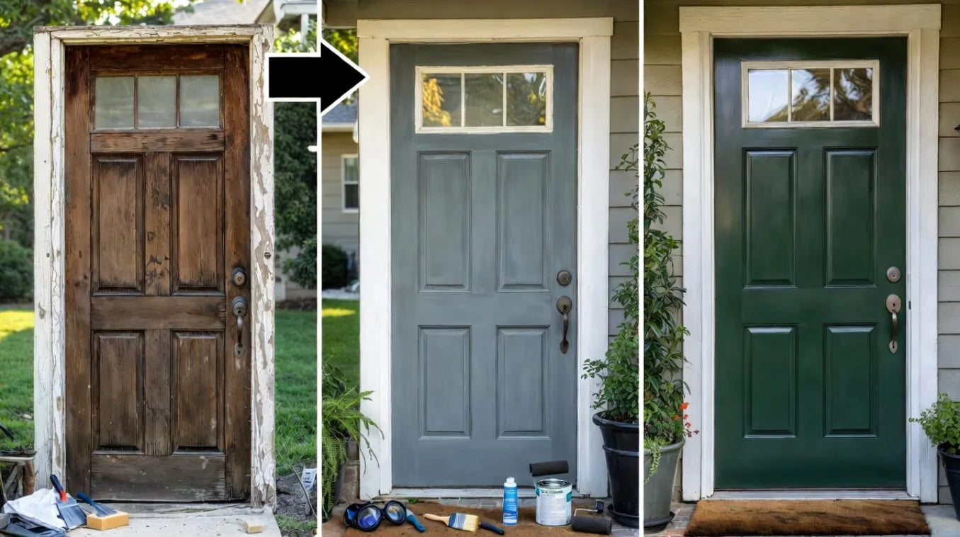 How to Paint Wooden Exterior Doors: Best Tips for Durability