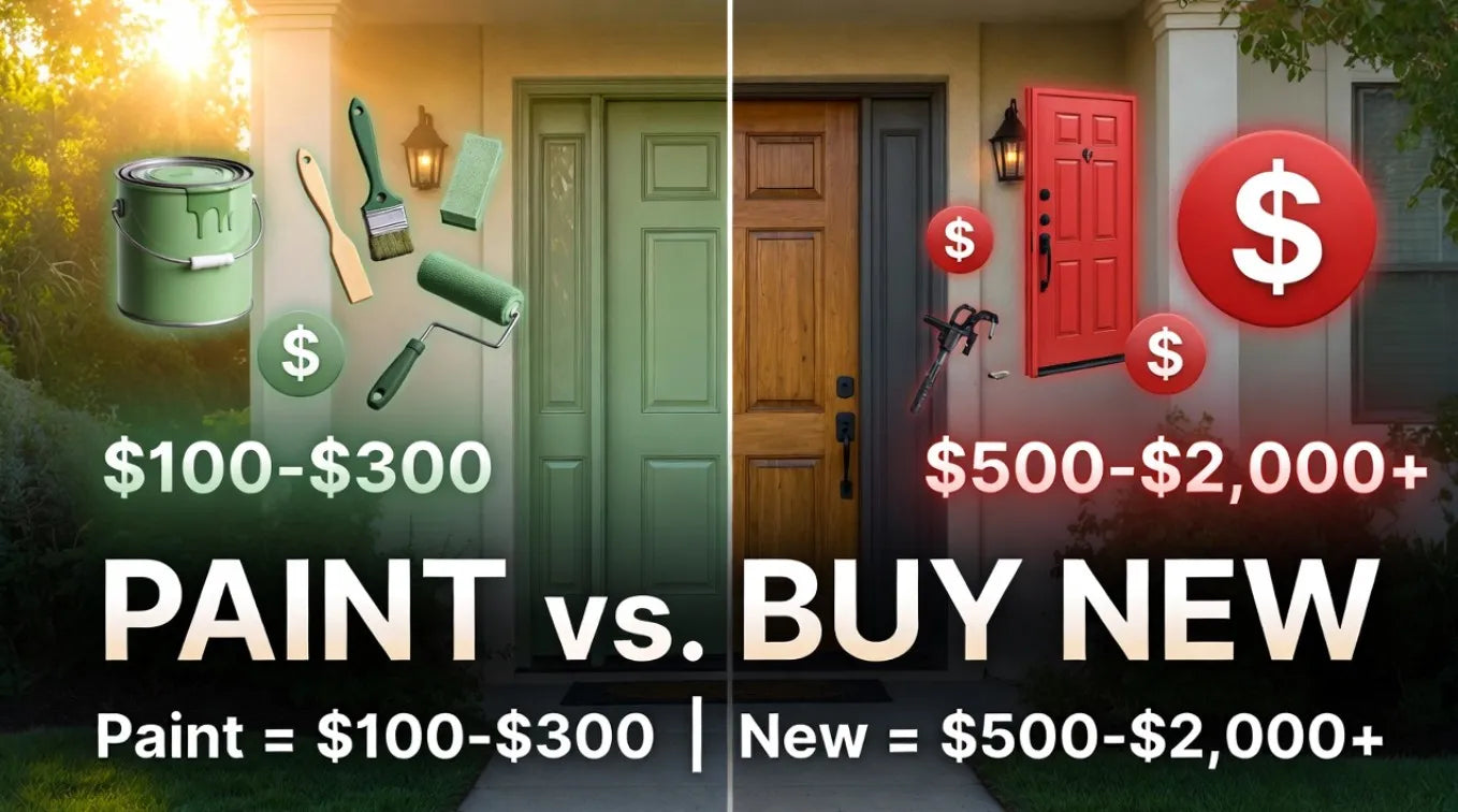 Is It Cheaper to Paint an Exterior Door or Buy a New One?