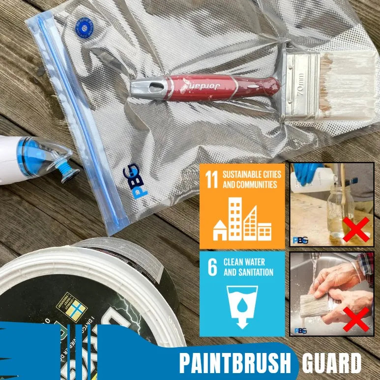 Save time with Paintbrush Guard vacuum storage
