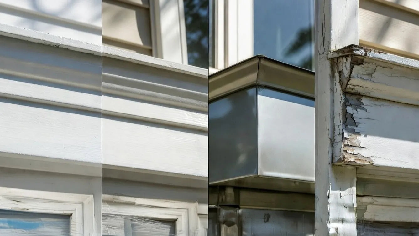 Top picks: 100% acrylic latex (flexible, UV resistant, 5–10+ years); urethane acrylic for humidity; epoxy for metal. 